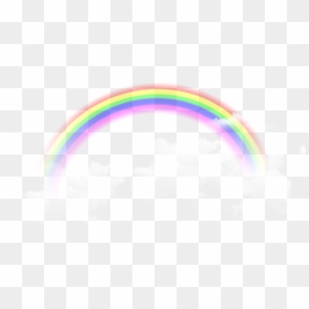 Rainbow, HD Png Download - clouds background png