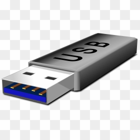 Usb Flash Clip Arts - Storage Devices Pdf, HD Png Download - usb png