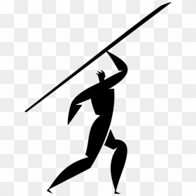 Javelin Clipart, HD Png Download - track and field png