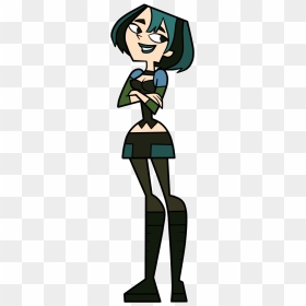 Total Drama Gwen Arms Crossed - Gwen Total Drama Island Characters, HD Png Download - drama png