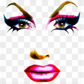 Dragqueen Face Makeup Rupaulsdragrace Freetoedit Clipart - Drag Queen Clip Art, HD Png Download - make up png