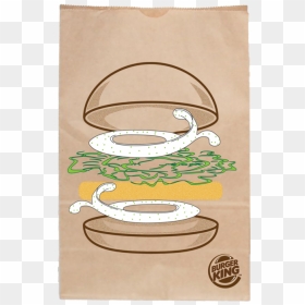 Burger King Bag Png - Burger King Bag Transparent, Png Download - burger king png