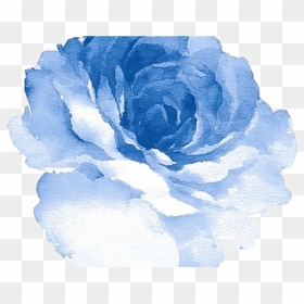All About The Art Via Tumblr Tattoo Watercolor - Transparent Background Blue Watercolor Flower, HD Png Download - tattoo png tumblr