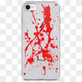 Msn Culture Redrum Iphone Case - Red And White Paint Splatter, HD Png Download - red splatter png