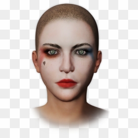 Icon Appearance Makeup Harley Quinn"s Makeup - Pubg All Faces, HD Png Download - make up png