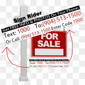 The Buyer Drives Past Your "for Sale - Real Estate For Sale Sign, HD Png Download - for sale sign png