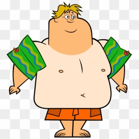 Total Drama Owen At The Pool - Total Drama Island Characters, HD Png Download - drama png