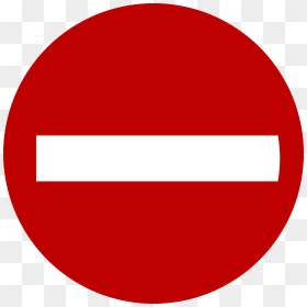 Circle Wrong Way Symbol, HD Png Download - do not enter png