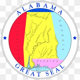 State Seal Of Alabama - Circle, HD Png Download - alabama a png