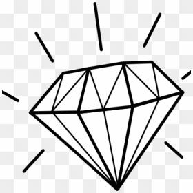 Free Baseball Diamond Clipart Black And White Library - Diamante Drawing, HD Png Download - baseball diamond png