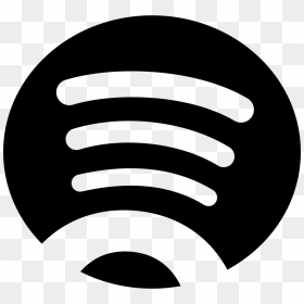 Spotify - Black Png Spotify Logo, Transparent Png - spotify png logo