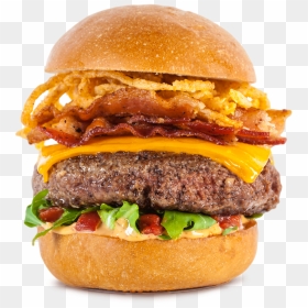 Smokey Hand Burger - Burger Parlor Menu, HD Png Download - burger king png