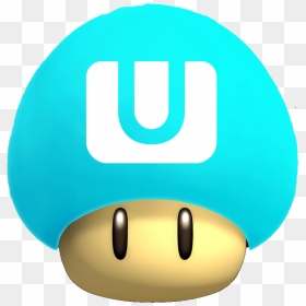Wii U Png - Super Mario Bros U Mushroon, Transparent Png - wii u png