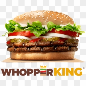 The Whopperking - Burger King Whopper Menü, HD Png Download - burger king png