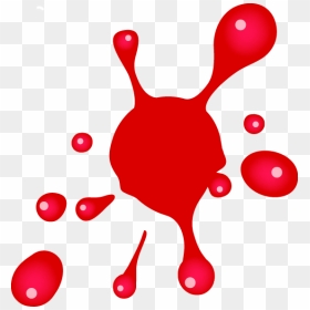 Splash Clipart Red Color - Color Clipart Splash Red Transparent, HD Png Download - red splatter png