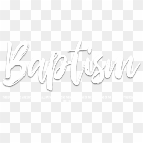 Calligraphy, HD Png Download - baptism png