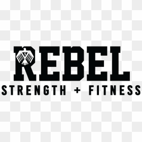 Rebel S F Logo Black Transparent - Graphic Design, HD Png Download - strength png