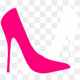 Blue High Heels Clipart - Pink Heel Clipart, HD Png Download - high heels png