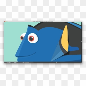Pixar Vectors From Finding Nemo The Power - Dory Finding Nemo Side View, HD Png Download - finding nemo characters png