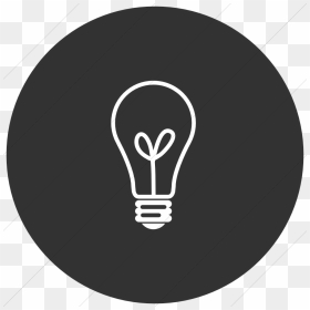 Light Bulb Icon Black And White Download - Icon, HD Png Download - bright white light png