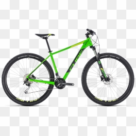 Mountain Bike Png Image File - Cube Analog 2018 Green, Transparent Png - mountain bike png