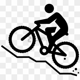 Free Png Download Mountain Biking Png Images Background - Drawing Of Mountain Bike, Transparent Png - mountain bike png