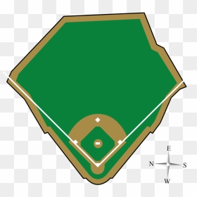 Baseball Diamond Svg - Clip Art, HD Png Download - baseball diamond png