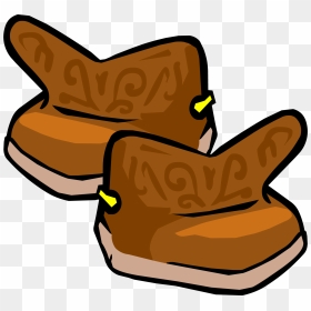 Club Penguin Rewritten Wiki - Club Penguin Cowboy Boots, HD Png Download - cowboy boots png