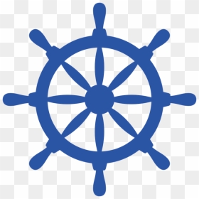 Boat Wheel Cliparts - Ship Steering Wheel Icon, HD Png Download - ship wheel png