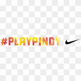 Nike Playpinoy Logo Horizontal Red - Pilipinas Basketball Logo Png, Transparent Png - nike check png