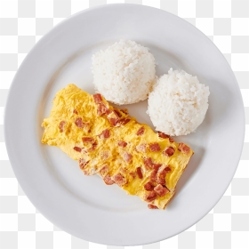 Portuguese Sausage Omelette - Steamed Rice, HD Png Download - omelette png