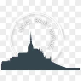 Mont Saint-michel, Hd Png Download - Mont Saint Michel, Transparent Png - disney castle silhouette png