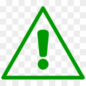 Bp Icon Warning Green Triangle - Low Headroom Warning Sign, HD Png Download - do not enter png