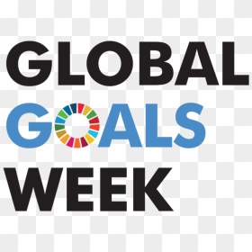 Global Goals Week Logo -b - Global Goals Week 2018, HD Png Download - global png