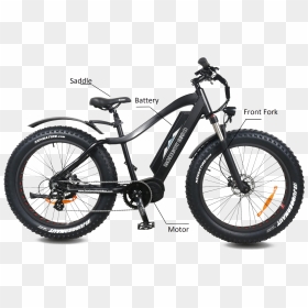 Hybrid Bike Png Image File - Ktm Electrica Fat Bike, Transparent Png - mountain bike png