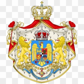 Kingdom Of Romania Flag, HD Png Download - gold princess crown png