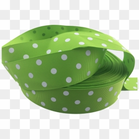 Ribbons [tag] Lime Green Polka Dot Grosgrain Ribbon - Polka Dot, HD Png Download - polka dot pattern png