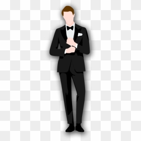 Black Tie - Tuxedo, HD Png Download - black tie png