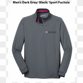 Nike Golf Dri Fit 1/2 Zip Cover Up With Check Point - Polar Fleece, HD Png Download - nike check png