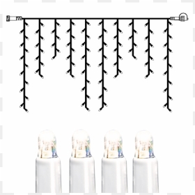 Icicle Lights Extra System Led - Star Trading Lichtervorhang 2 X 1m, HD Png Download - bright white light png