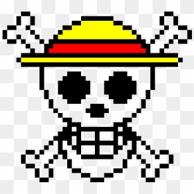 One Piece Flag Pixel, HD Png Download - skull and bones png