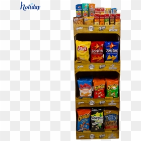 Supermarket Promotion Cardboard Pallet Display Stand - Chips Stand Png, Transparent Png - doritos bag png