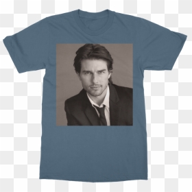Tom Cruise In Black And White ﻿classic Adult T-shirt - Gentleman, HD Png Download - tom cruise png