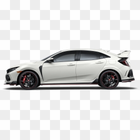 2017 Honda Civic Type R Side Profile - White 2020 Cadillac Ct5, HD Png Download - honda png