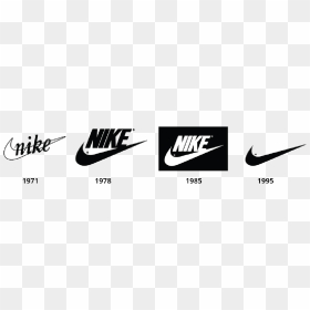 Nike Logos Throughout The Decades - Nike, HD Png Download - nike check png