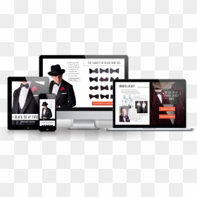 Online Advertising, HD Png Download - black tie png