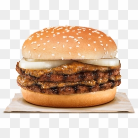 Rendang Burger, HD Png Download - burger king png
