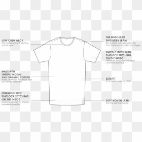 Monochrome, HD Png Download - white tshirt png