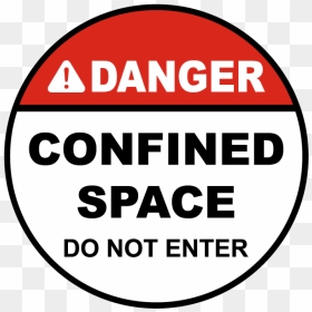Confined Space Floor Sign, HD Png Download - do not enter png