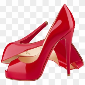 Simpsons Transparent High Heel - High Heel Open Toe Red, HD Png Download - high heels png